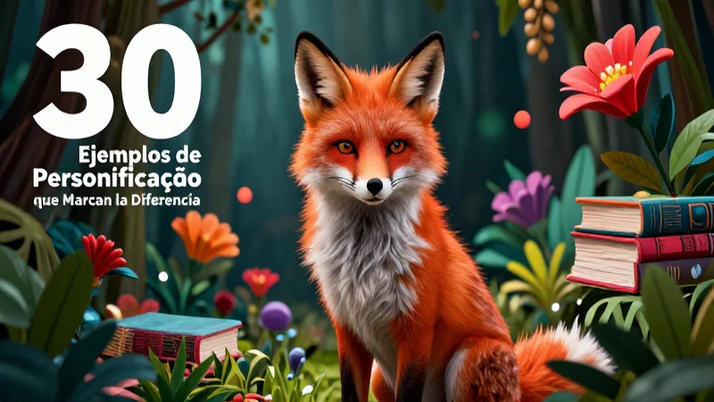30 Ejemplos de Personificación que Marcan la Diferencia 7 Zorro personificado representando la personificación