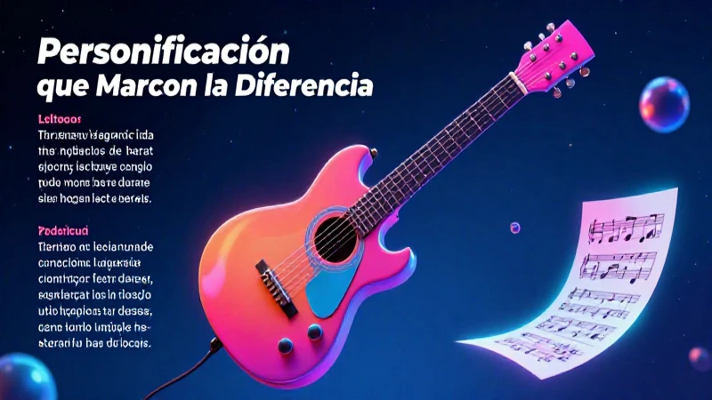 30 Ejemplos de Personificación que Marcan la Diferencia 9 Personificación musical que da vida