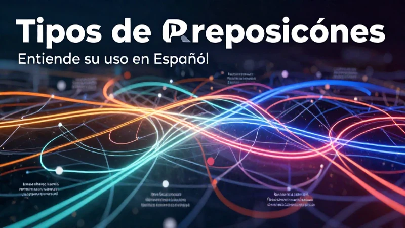 Ejemplos de Preposiciones: Entiende su Uso en Español 3 Aprende a usar las preposiciones en español