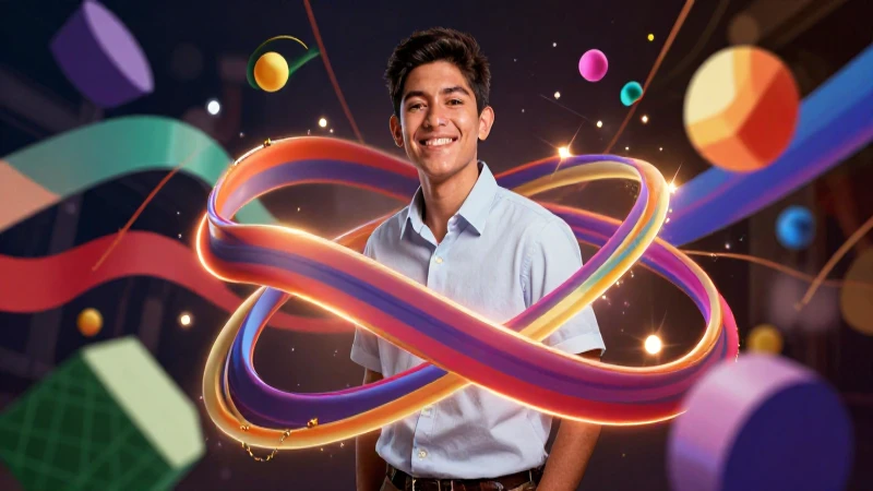 Ejemplos de Preposiciones: Entiende su Uso en Español 5 Estudiante mexicano ilustrado por la Nueva Escuela Mexicana