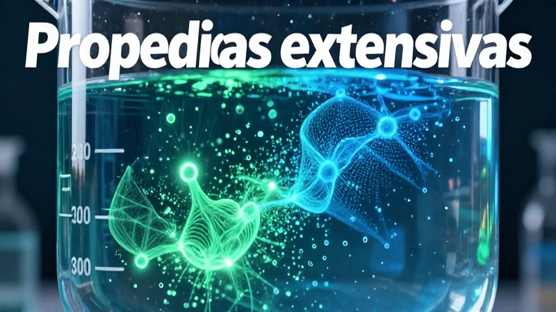 Las propiedades extensivas son clave en la experimentación física