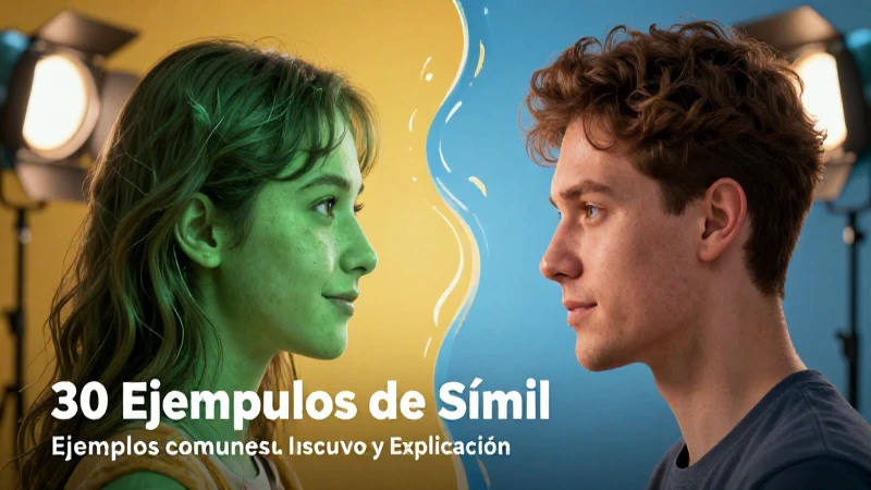 30 Ejemplos de Símil: Descubre su Uso y Explicación 7 Símiles: metáfora visual de contrastes vibrantes