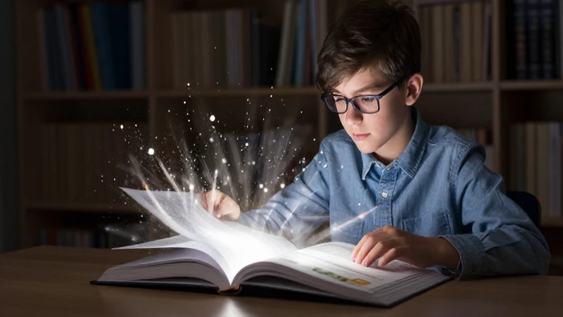 Estudio de conocimiento con luz dramática
