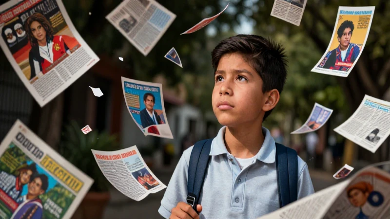 Estudiante mexicano fascinado por la educación