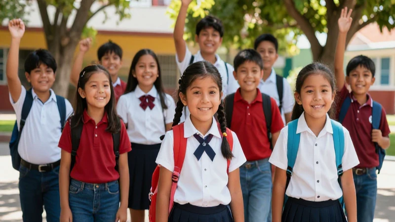 Niños mexicanos diversos, vibrantes y en armonía