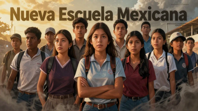Estudiantes mexicanos resilientes bajo un optimismo dorado