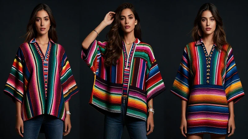 Moda mexicana vibrante transforma su belleza en estudio