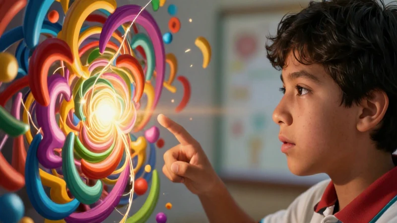 Joven ilustra orden en el caos educativo