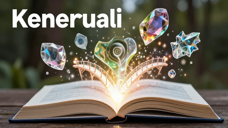 Libro a puente etéreo, ideas cristalinas vibrantes