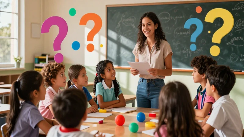 Ejemplos de una pregunta cerrada: Aprendiendo a formular 3 Profesora guía a estudiantes con estilo moderno y vibrante