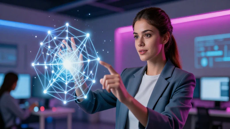 Ejemplos de una pregunta cerrada: Aprendiendo a formular 5 Educador interactúa con lógica futurista y moderna