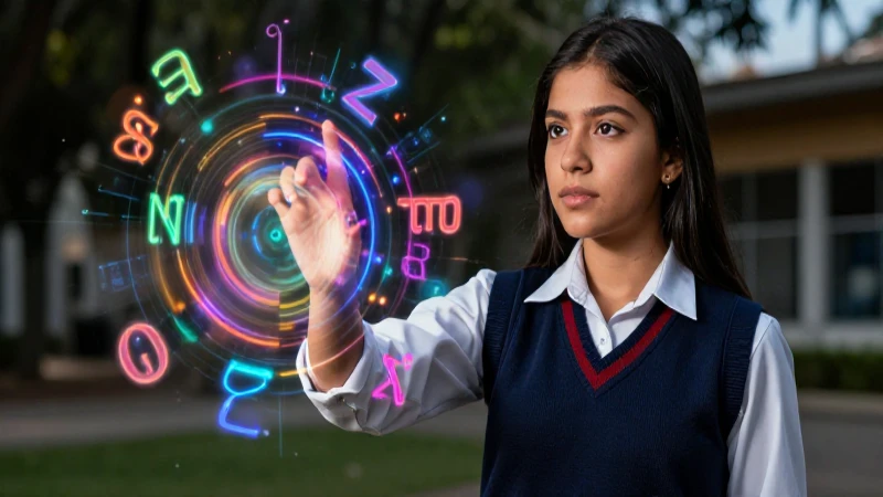 Ejemplos de 250 Adjetivos Calificativos para Usar Hoy 8 Estudiante mexicano interactúa con hologramas educativos modernos
