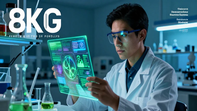 Investigadora mexicana, visualizando hipótesis en 8K