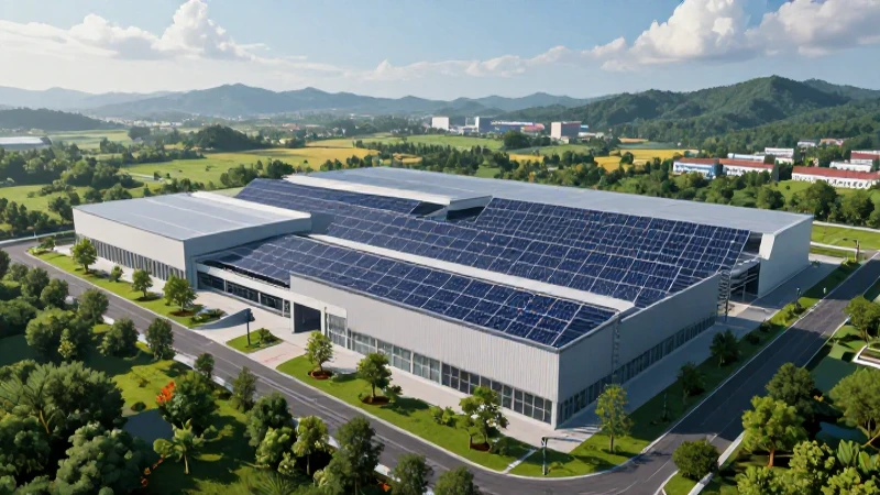 Ejemplos del sector secundario en la economía moderna 5 Fábrica ecológica moderna con estética premium