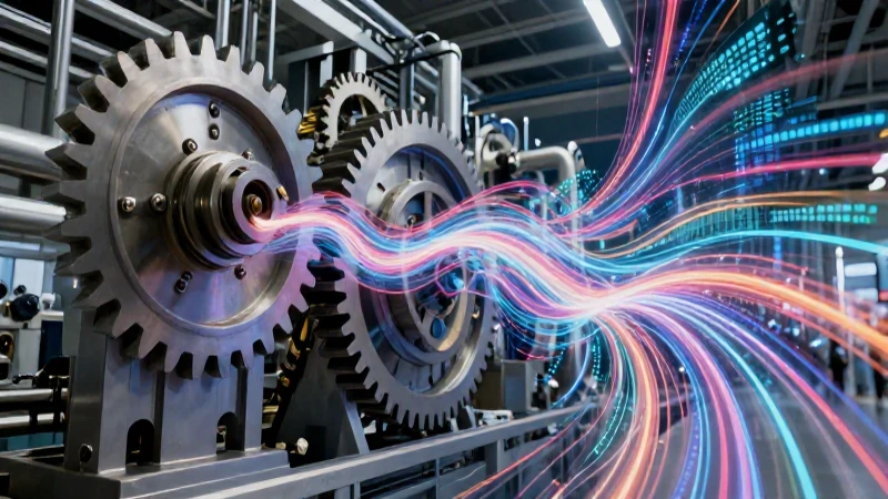 Ejemplos del sector secundario en la economía moderna 6 Industria moderna con flujos de datos