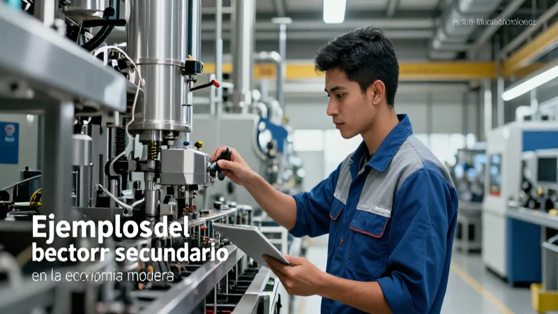 Ejemplos del sector secundario en la economía moderna 7 Ingeniero mexicano moderniza la manufactura