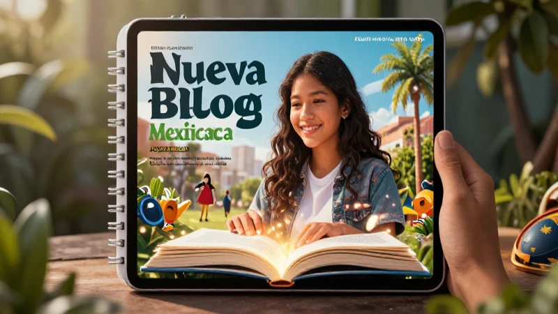 Imagen vibrante de educación y juventud mexicana