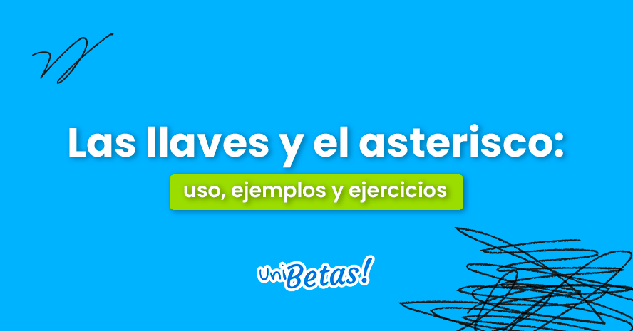 ejemplos del uso del asterisco como signo