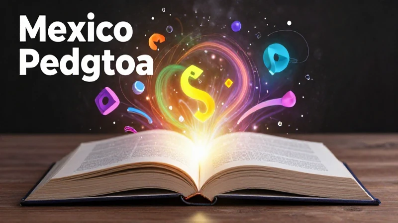 Libro luminoso ilustra conceptos de enseñanza moderna