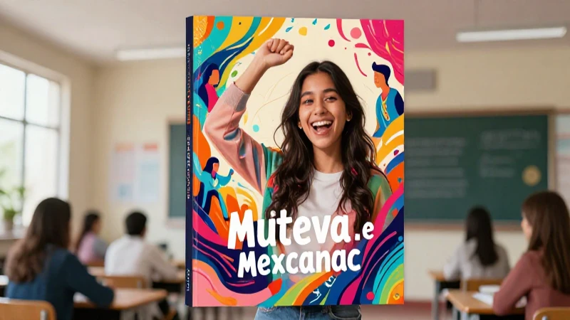 Estudiante mexicano ilustra la Nueva Escuela Mexicana