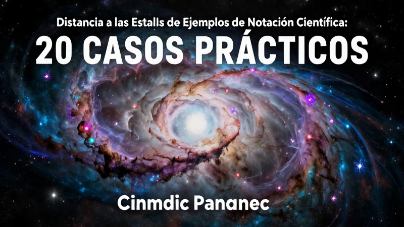 Notación científica en distancias estelares