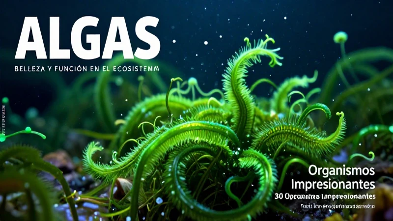 Algas y protistas: belleza y ecosistema