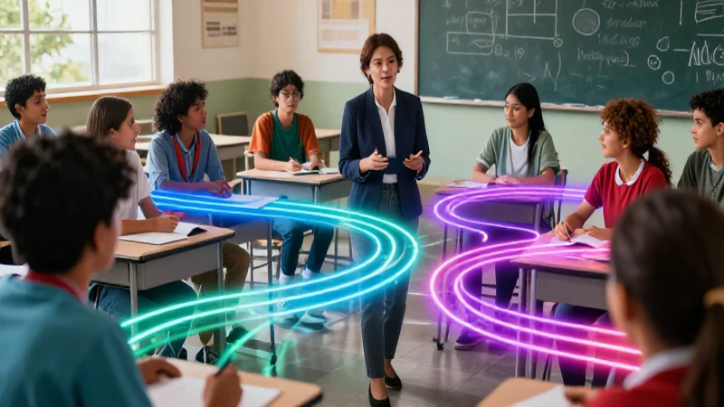 Ejemplos: Usos en el discurso y modelos a seguir esenciales 6 Mentor guía estudiantes con inspiración vibrante
