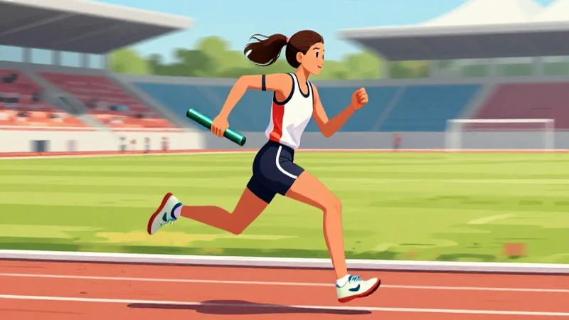 Ejercicio de velocidad: 15 ejemplos para mejorar tu ritmo 10 Corredor estudiante determinado en carrera de relevos