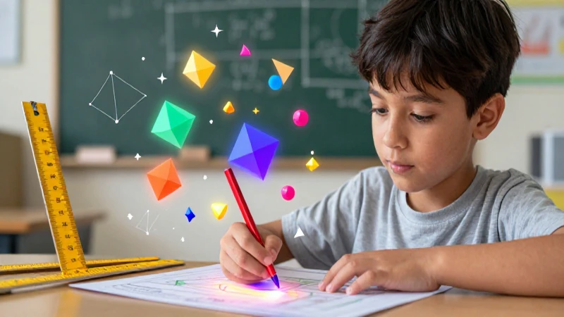 Ejercicios de áreas y perímetros para primaria: PDF útil 5 Ilustración didáctica de geometría primaria