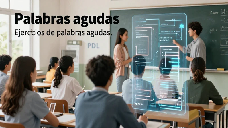 Aprender agudas, graves y esdrújulas con holograma