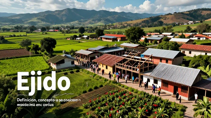 Ejido: Definición, Concepto y su Importancia en México 9 Importancia actual del Ejido mexicano