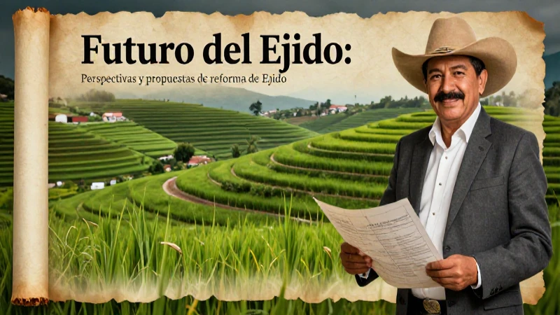 Ejido: Definición, Concepto y su Importancia en México 8 El futuro y la reforma del ejido en México