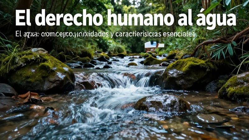 Agua pura, educación y arte en una composición cinematográfica