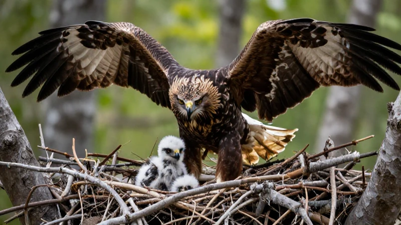 El águila: hábitat, reproducción, especies y características 4 Ciclo de vida y cuidado de crías del águila