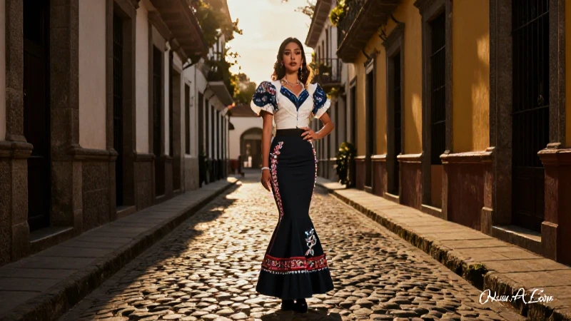 Descarga el PDF: "El Callejón del Beso": romance y misterio 3 Mujer elegante mexicana en calle romántica