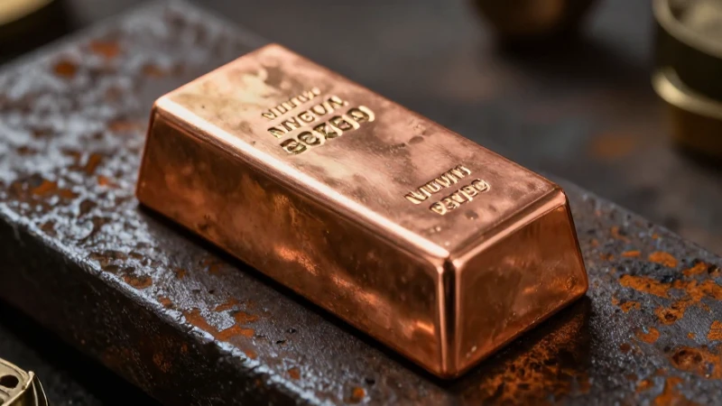 Ingote de cobre y hierro en macro educativo