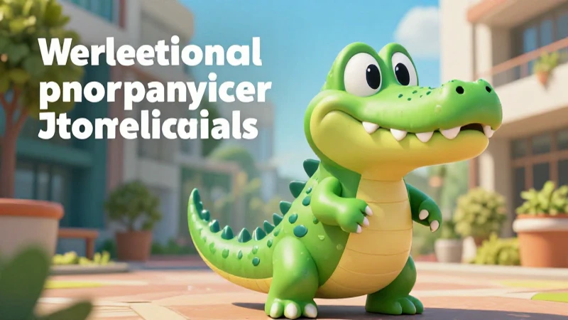 Crocodilo profesional educativo en un blog