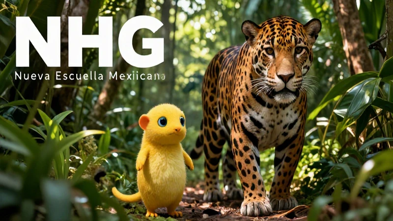 Jaguar y grillo en selva mexicana realista