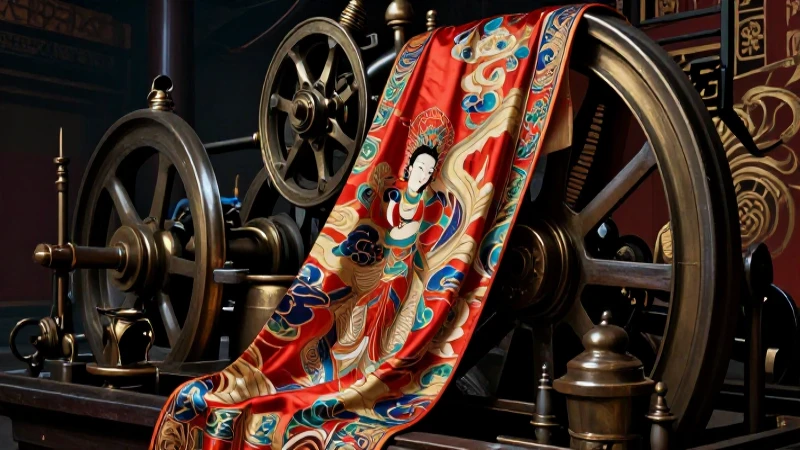 El imperialismo en Asia: su impacto cultural, económico y político 3 Seda asiática sobre maquinaria colonial antigua y dramática