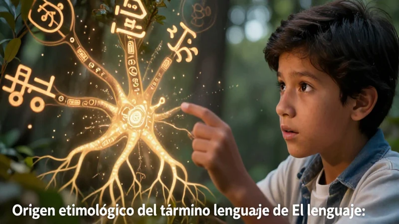 El lenguaje: definición y conceptos sobre su significado 3 Origen del lenguaje: concepto etimológico visual