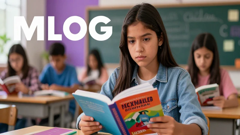 Conoce el libro de secundaria más completo y útil para tus estudios 4 Ilustración profesional de estudiante mexicano determinado