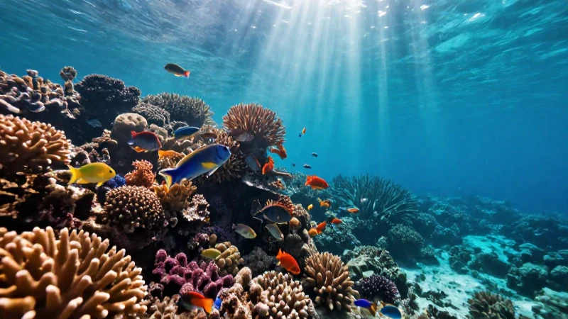 El mar: importancia, tipos y ejemplos de mares del mundo 7 Arrecife vibrante y colorido con peces exóticos