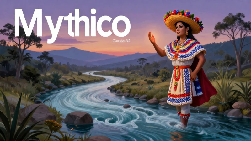 Conoce la misteriosa leyenda del Mechudo: un relato cautivador 4 Místico guardián mexicano en atardecer épico