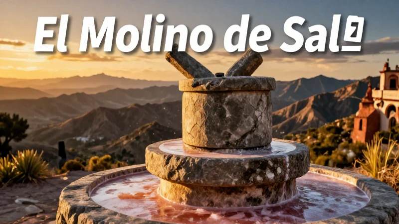 El Molino de Sal: Descubre la Leyenda Completa Aquí 7 Molino de sal antiguo en paisaje mexicano dramático