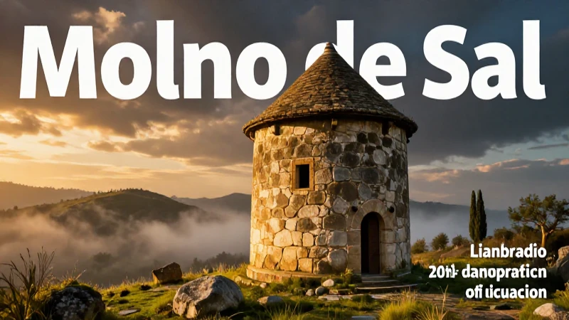 El Molino de Sal: Descubre la Leyenda Completa Aquí 6 Molino de sal antiguo en luz dramática