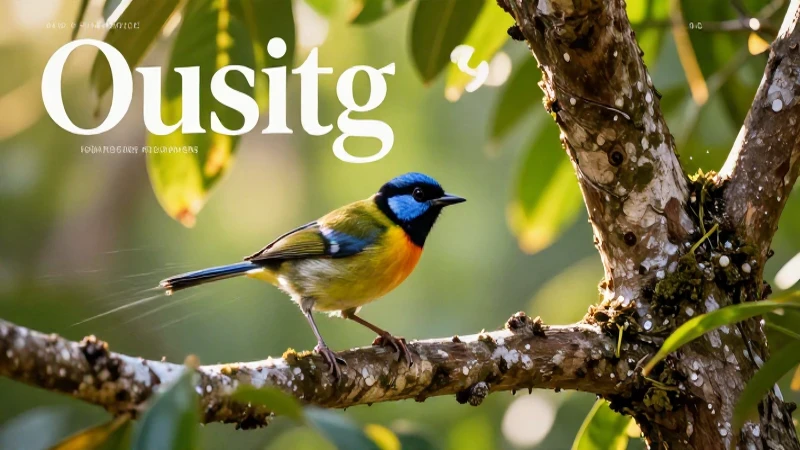 Portada educativa de pájaro vibrante y acción