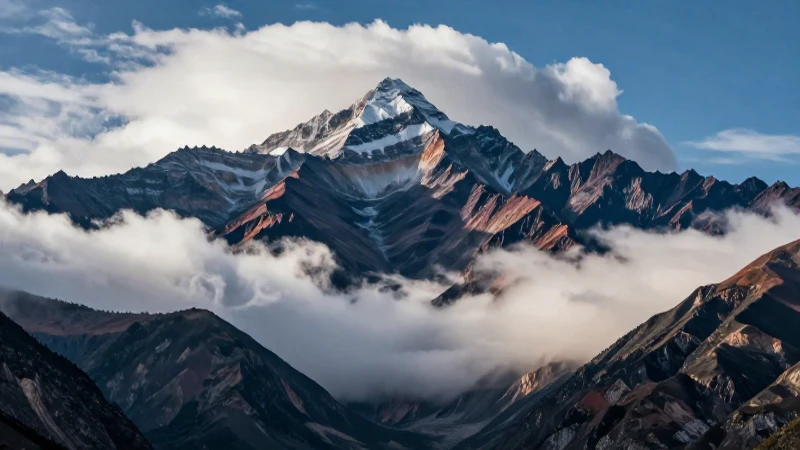 Montañas andinas majestuosas con dramatismo natural