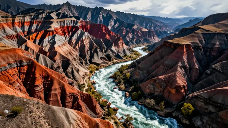 Montañas majestuosas, naturaleza dinámica y real