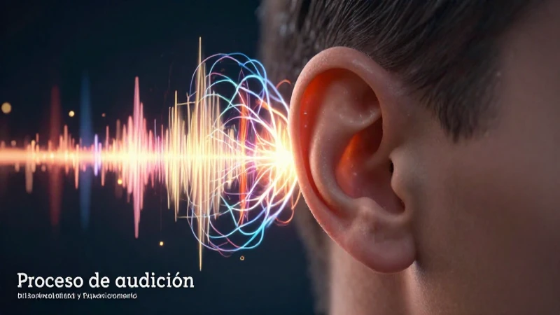 El oído procesa vibrantes ondas sonoras