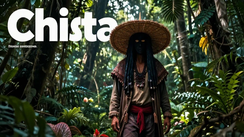 Silueta misteriosa en selva chiapaneca